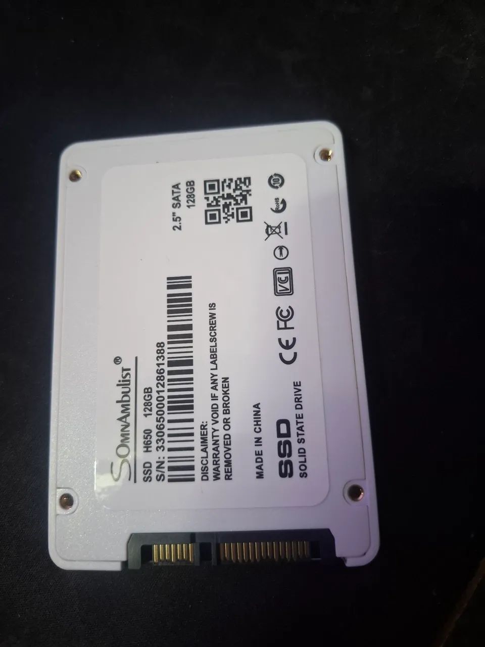 PROMOÇÃO HOJE Ssd 128 gb funcionando perfeitamente e saudável 