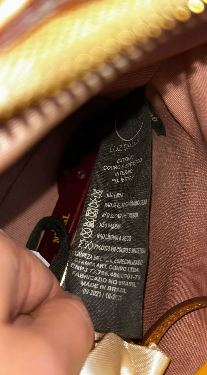 Bolsa luz da lua tote média monograma - Foto 2