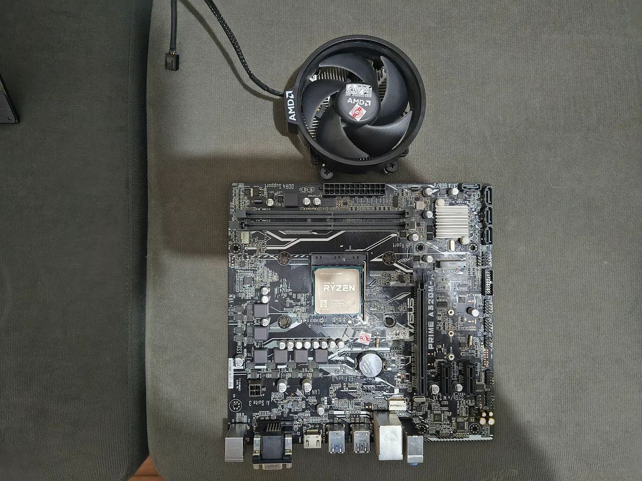 Placa mae + ryzen 5 2400g - Foto 3