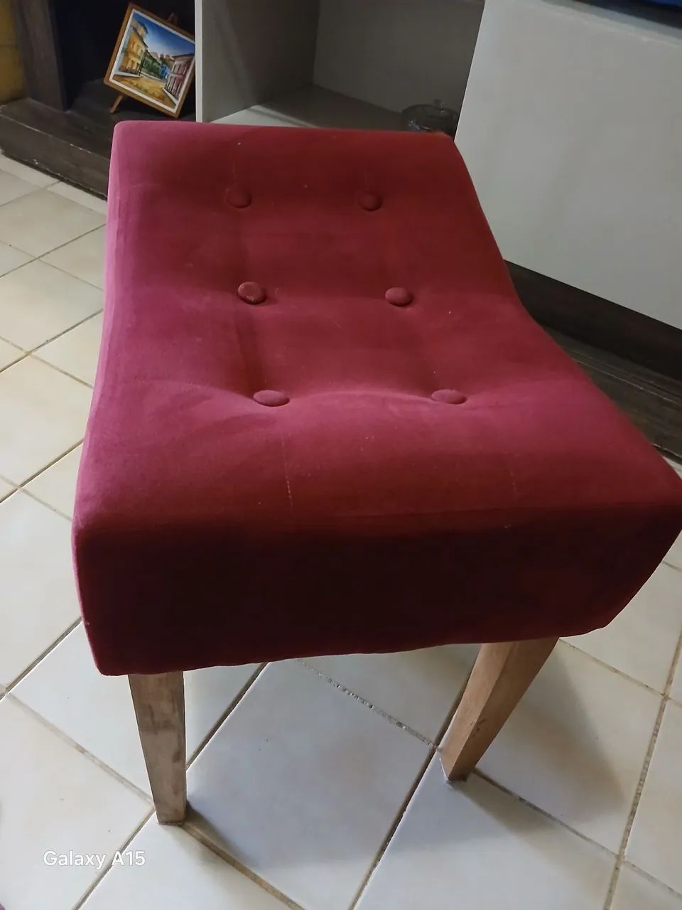 Puf estilo banco estofados 