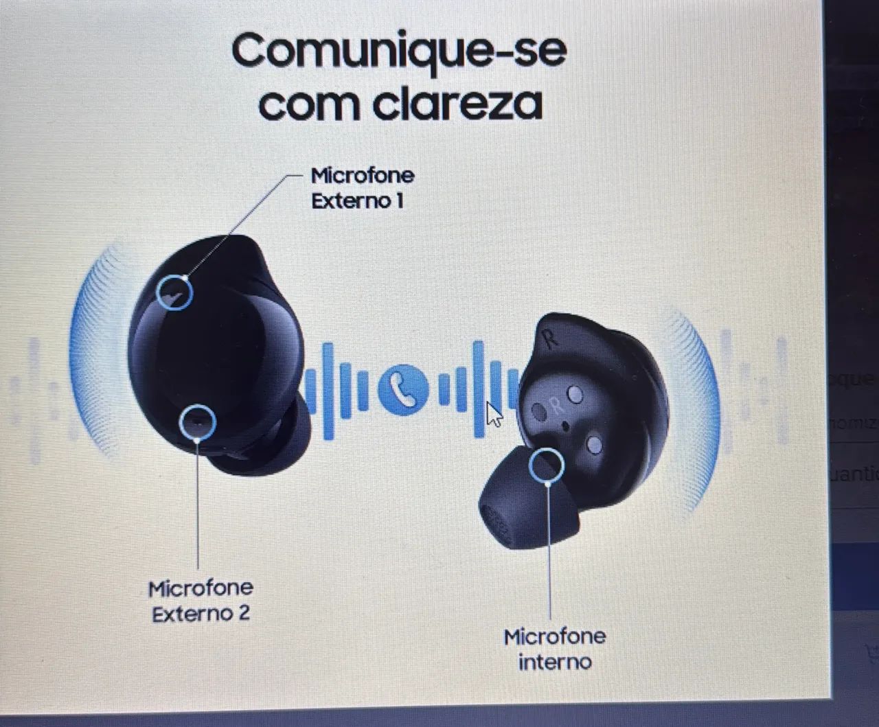 Fone de ouvido Galaxy Buds Core - Foto 3
