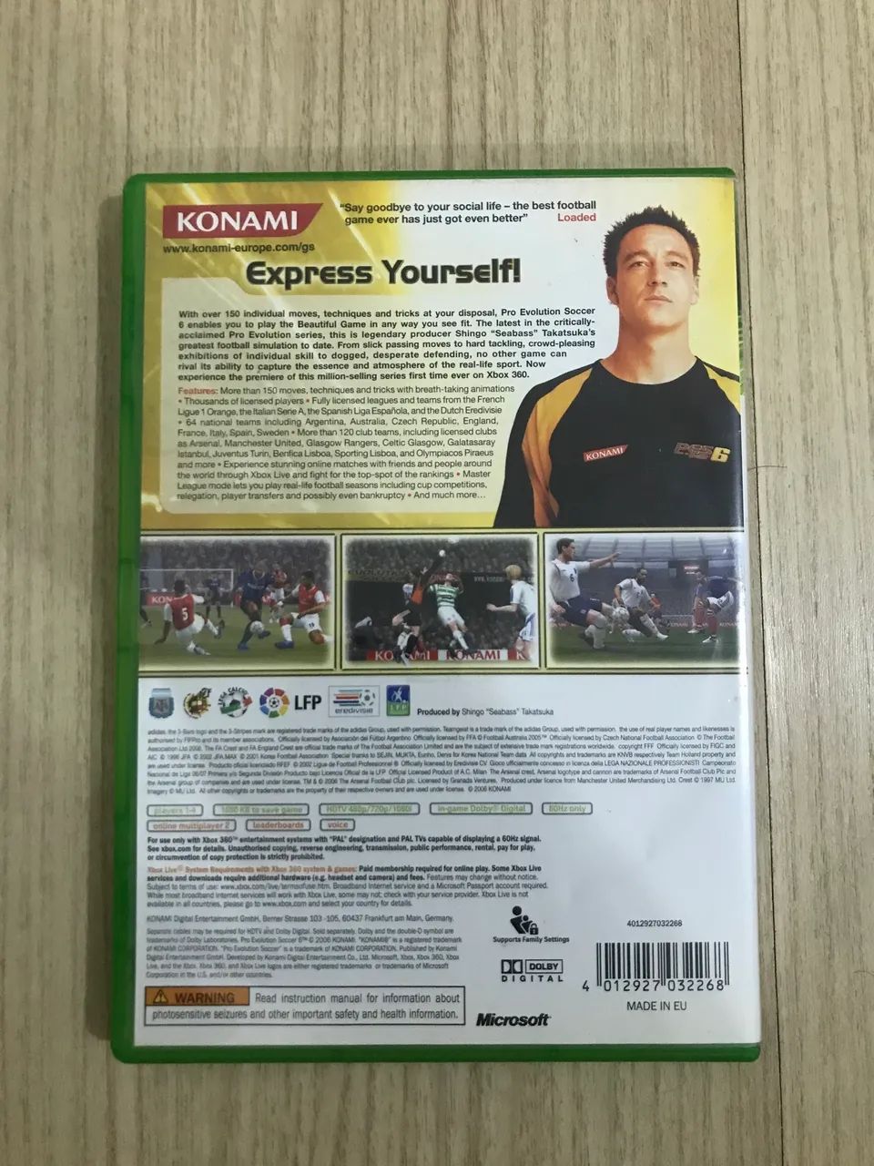 PES 6 xbox 360 PAL (europeu) original - Foto 3