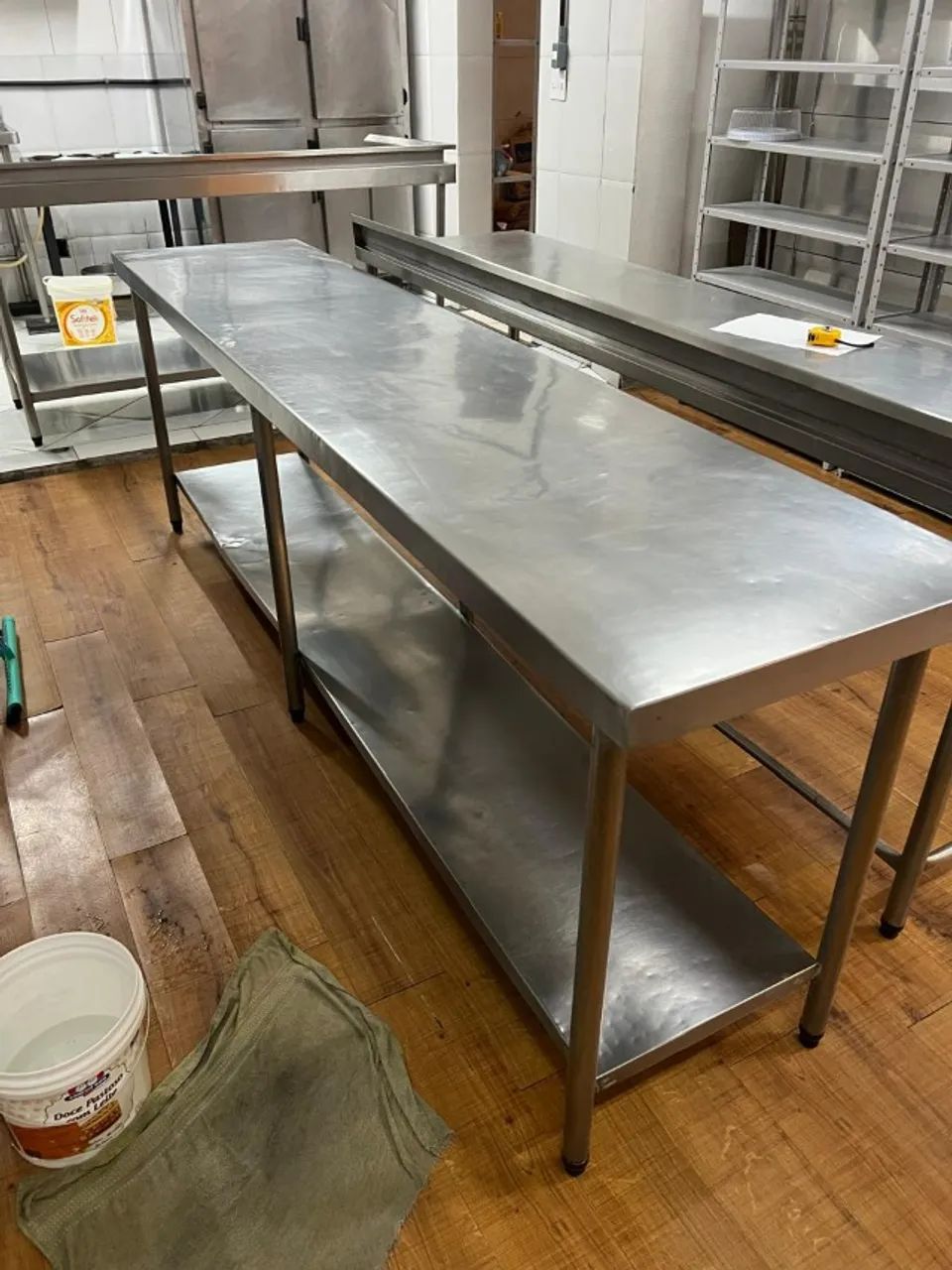 Bancada de inox industrial
