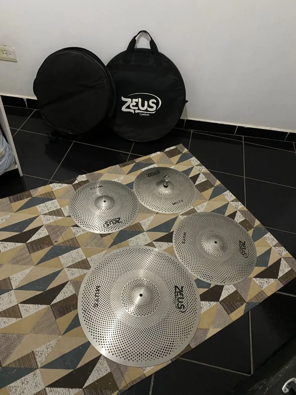 soundstage セット販売 Kit Pratos silenciosos de bateria Zeus Mute - Instrumentos