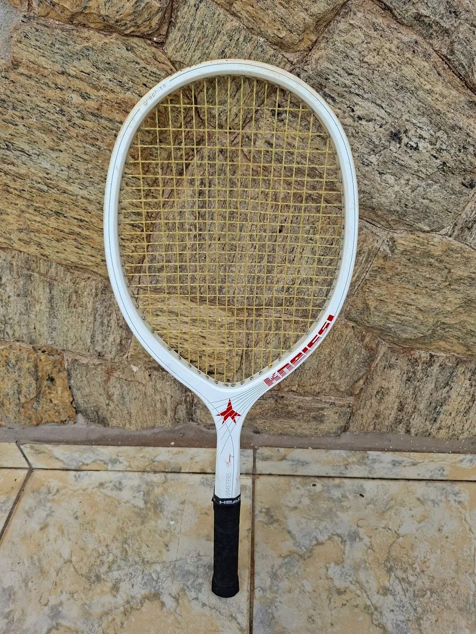 Raquete de tênis Kneissl Super Star graphite Usada - Foto 2