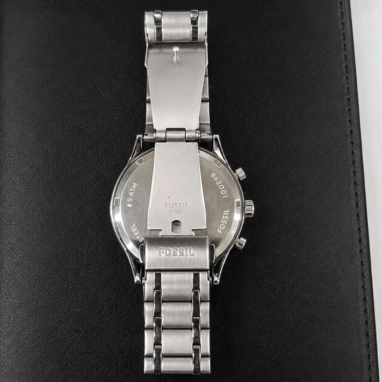 Relógio Fossil Original Masculino Aço Inox Azul - Importado dos EUA - Foto 3