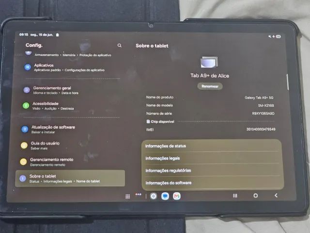 Samsung Galaxy Tab A9+ 5G ? Excelente estado! - Foto 2