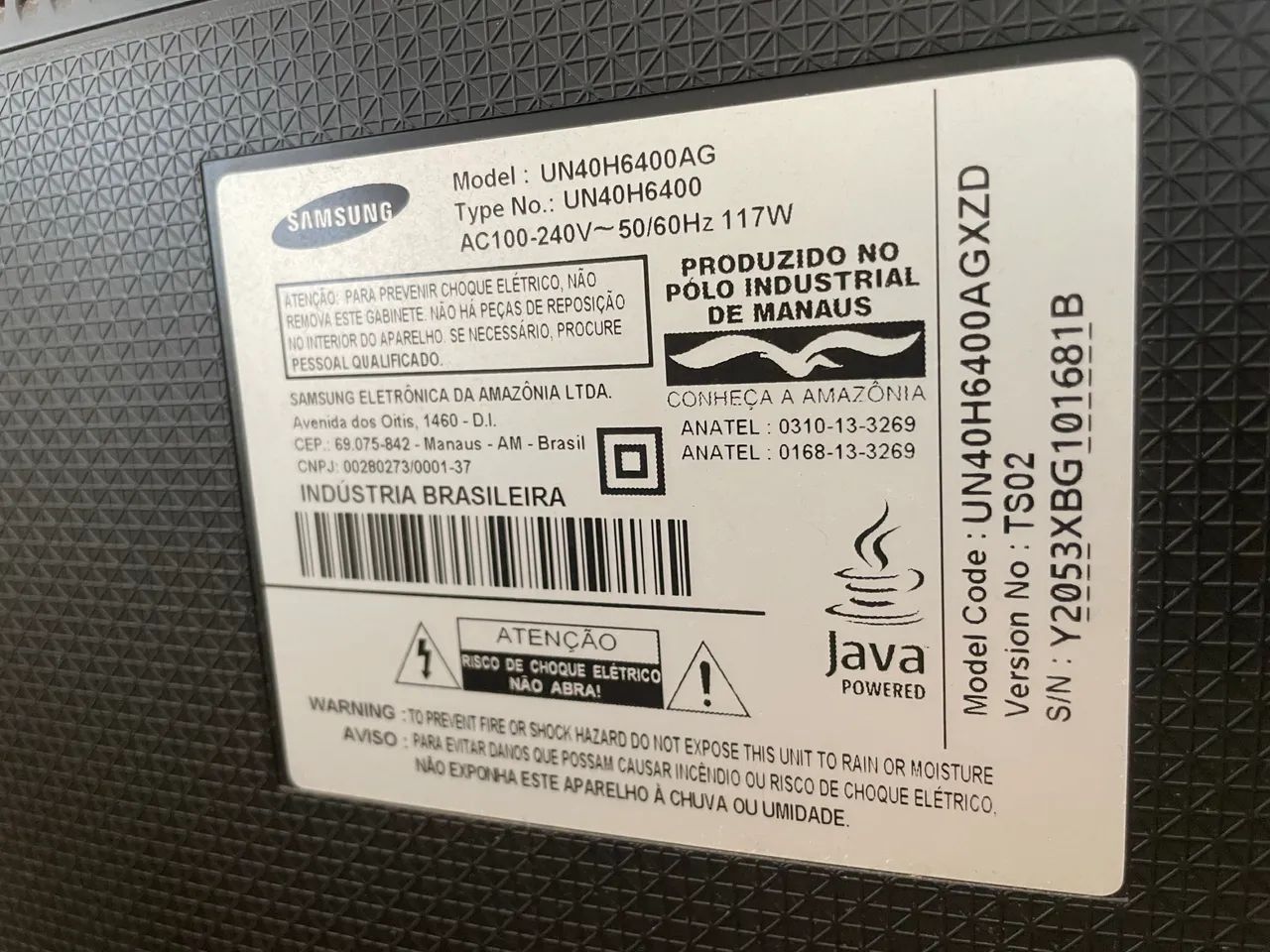 televisão samsung 40 polegadas Full HD 1080p - Foto 2