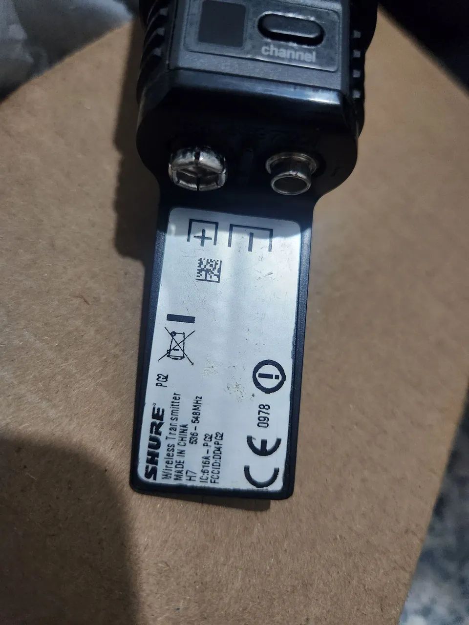 Sucata Microfone Shure pg58 + receptor pg4 - Foto 5