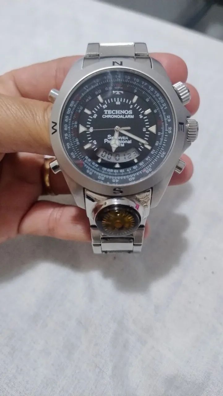 Relógio Technos Masculino Performance SkyDiver - Foto 2