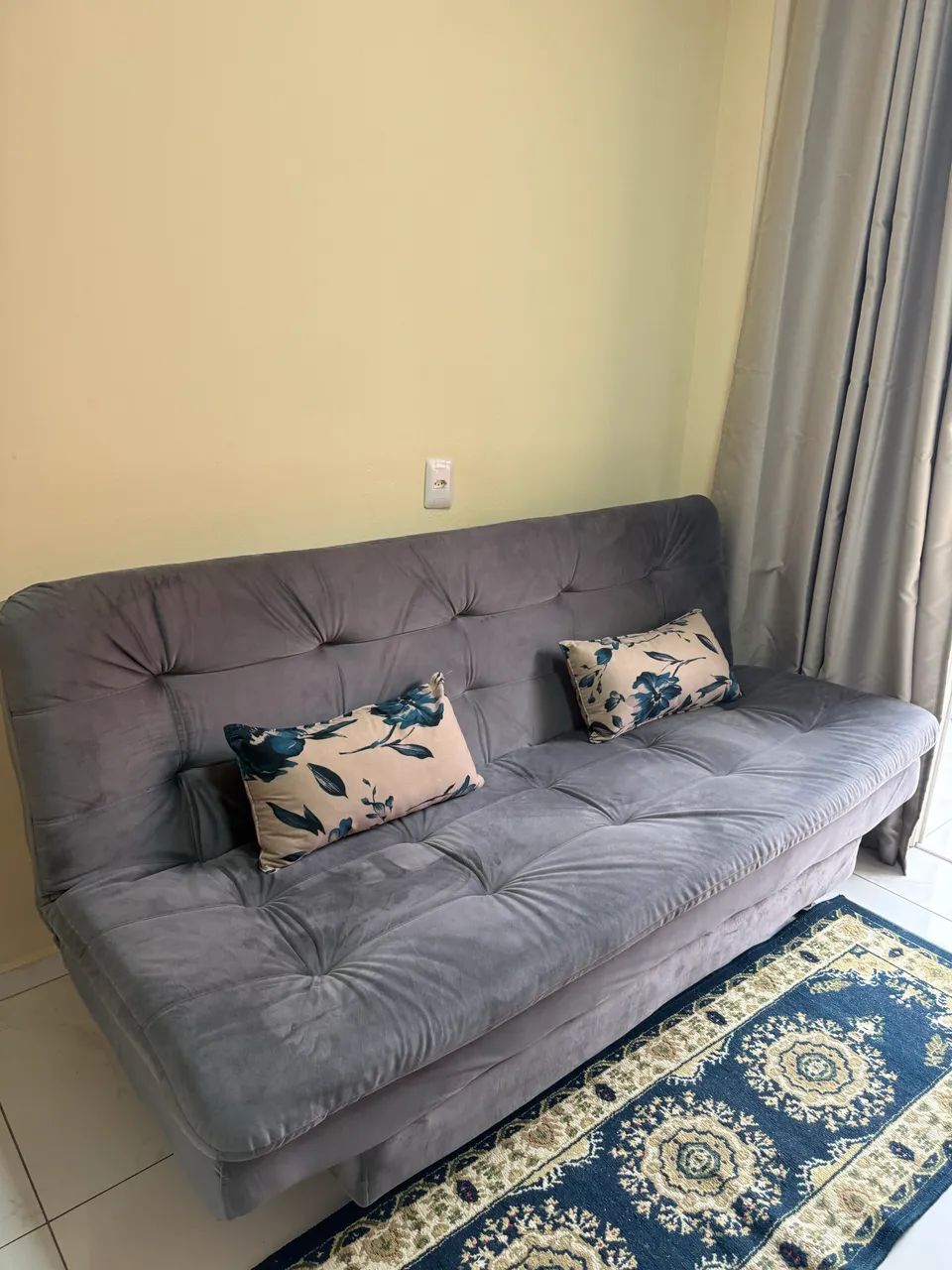 Sofá cama suede