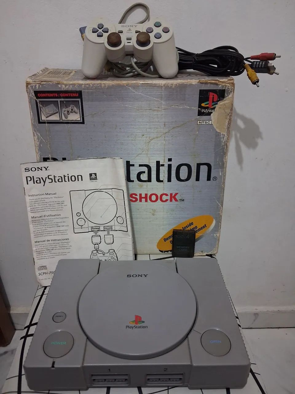 Playstation 1 FAT Leitor bom