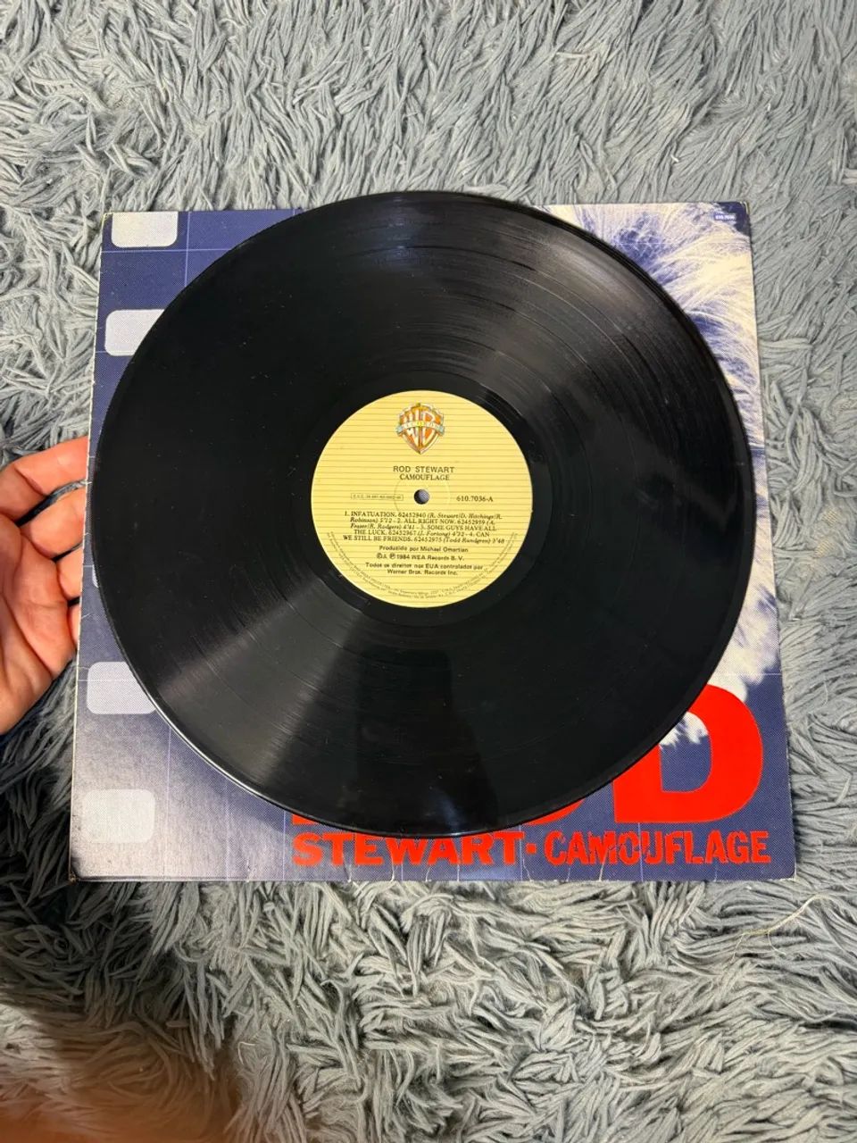 Lp Rod Stewart - Camouflage - Foto 2
