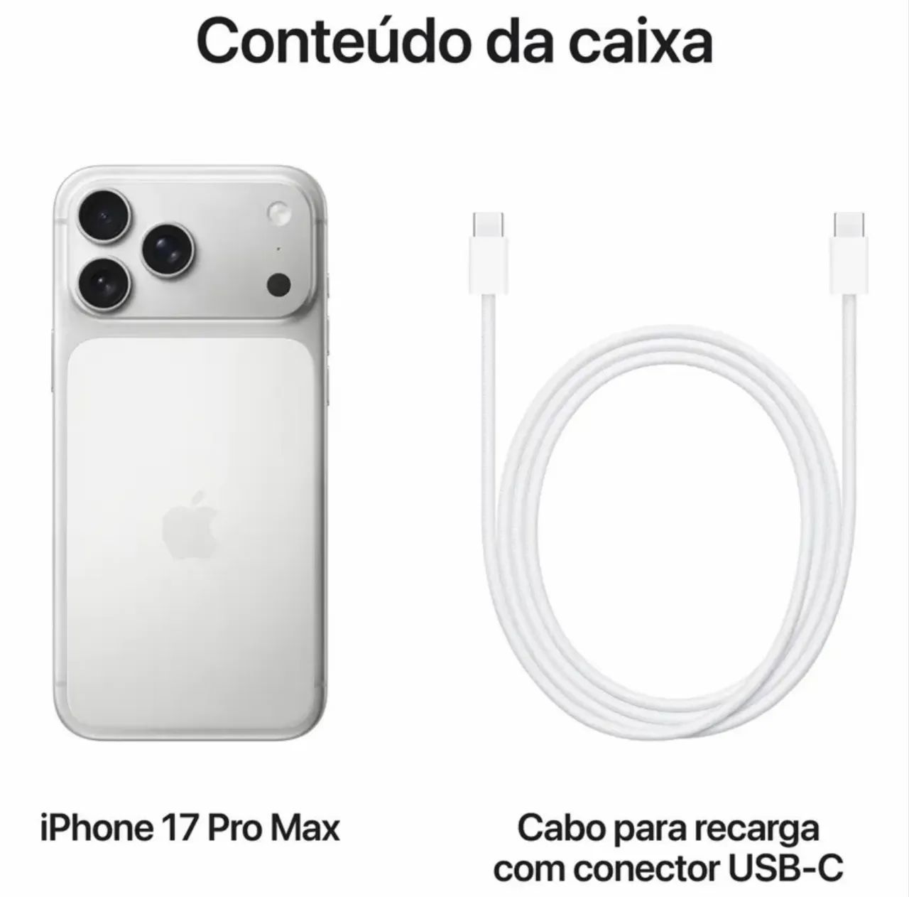 iPhone 17 Pro Max 256GB - Prateado - Foto 4