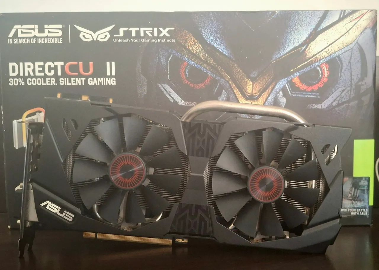 Placa de vídeo GTX 970 Asus Strix