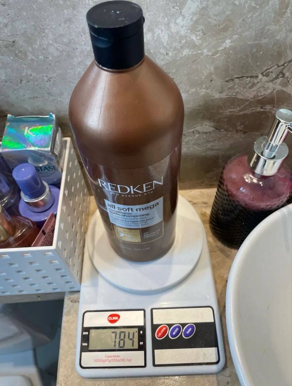 Kit redken all soft mega shampoo máscara condicionador 1 litro Kérastase - Foto 4