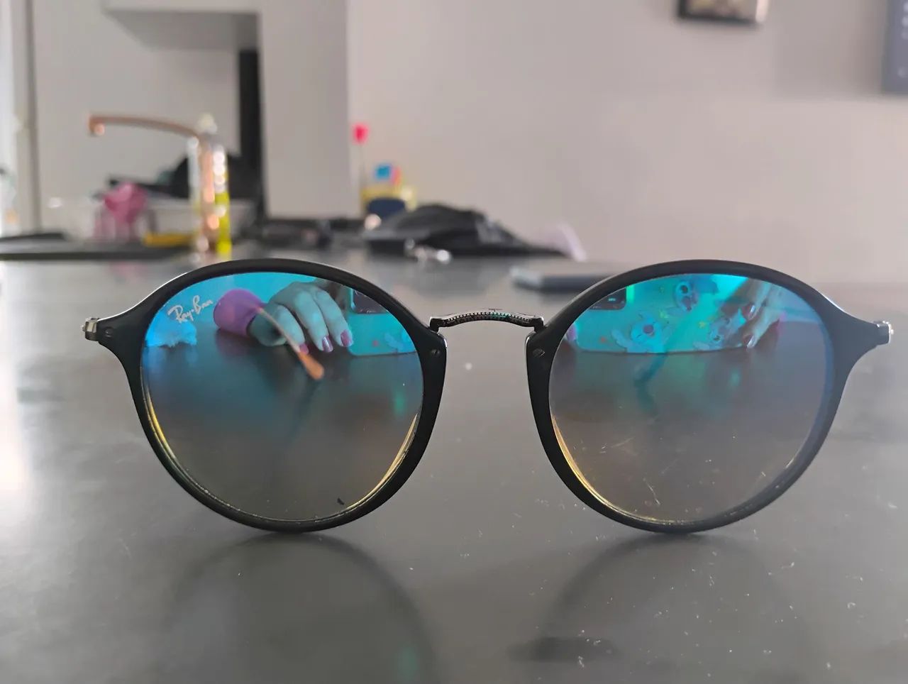 Óculos Rayban Round Fleck  - Foto 3