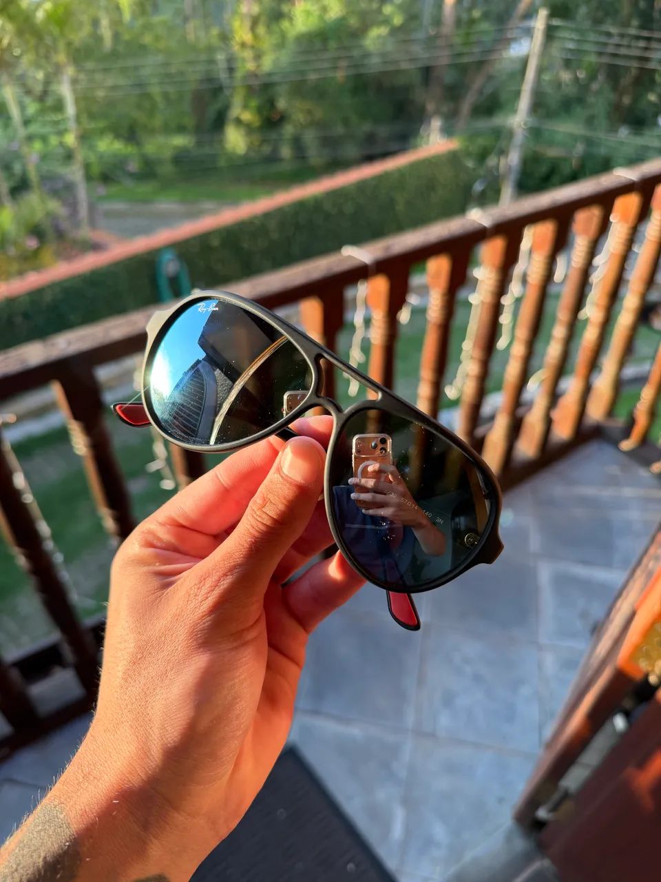 Óculos Ray-ban Ferrari - original  - Foto 5