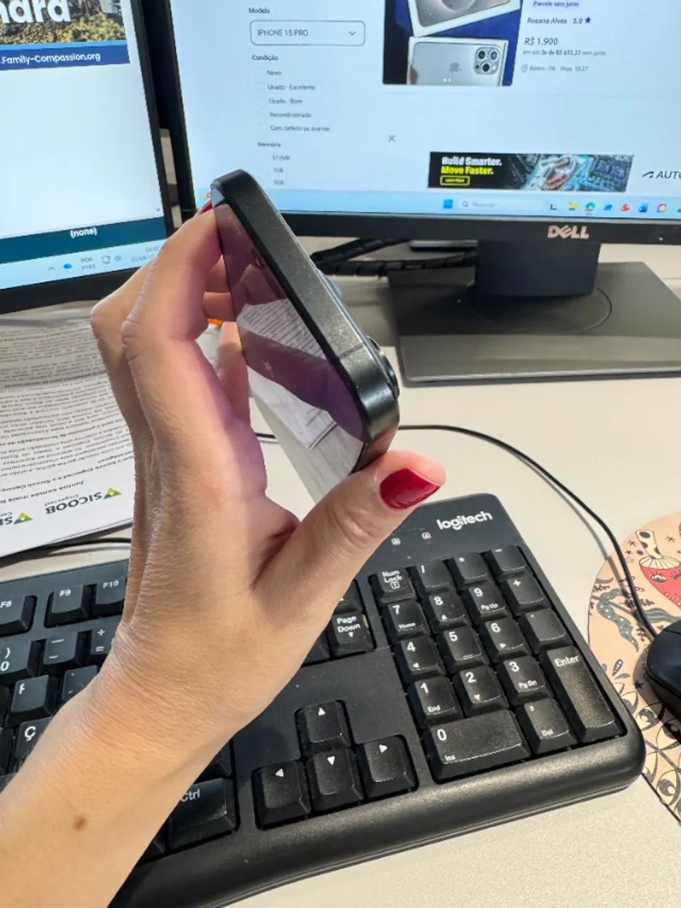 Iphone 15 Pro 256gb - ótimo estado de conservação!  - Foto 5