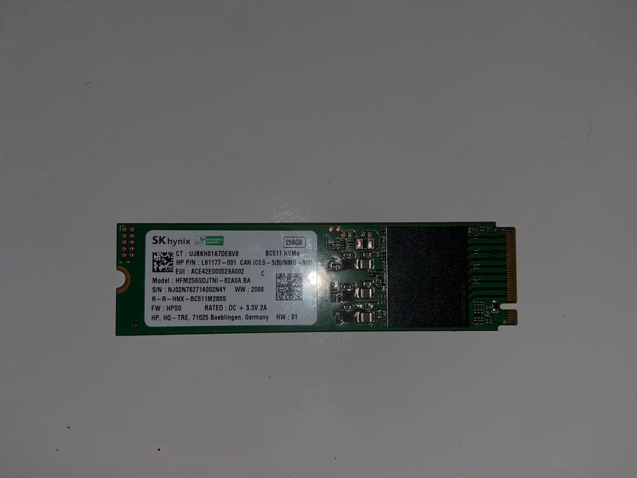 SSD NVME 256GB