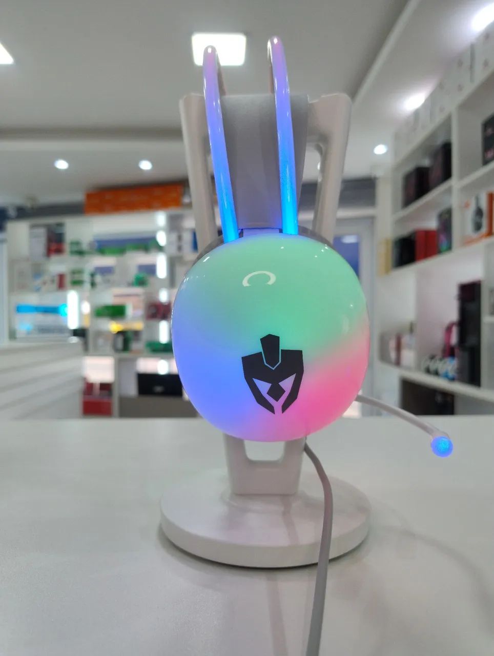 Headset Gamer Lumini Com Drivers 50mm E Iluminação - Foto 3