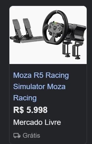 Simulador Moza R5 Racing - Foto 5