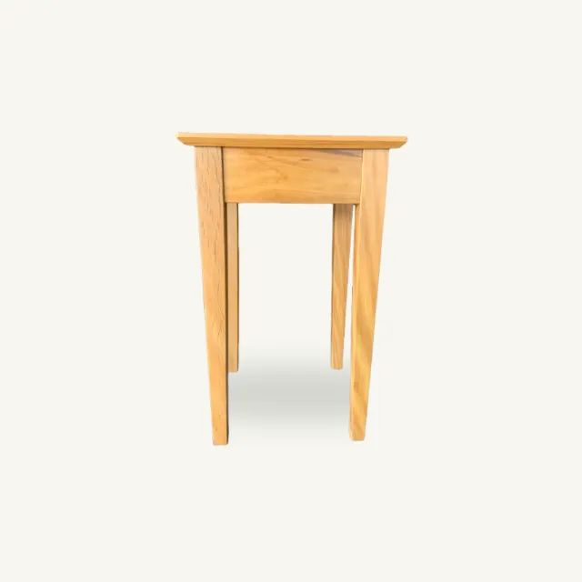 Mesa Lateral Em Madeira Peroba Rosa 40x40x65cm - Foto 3