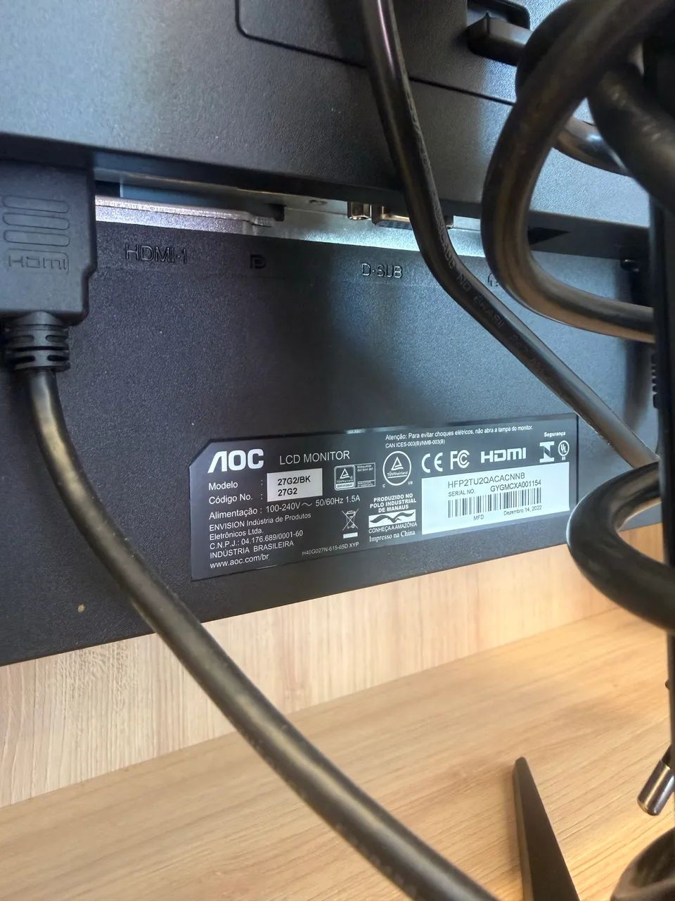 Monitor Gamer AOC Hero 27? 144Hz IPS 1ms - Alta Performance - Foto 3