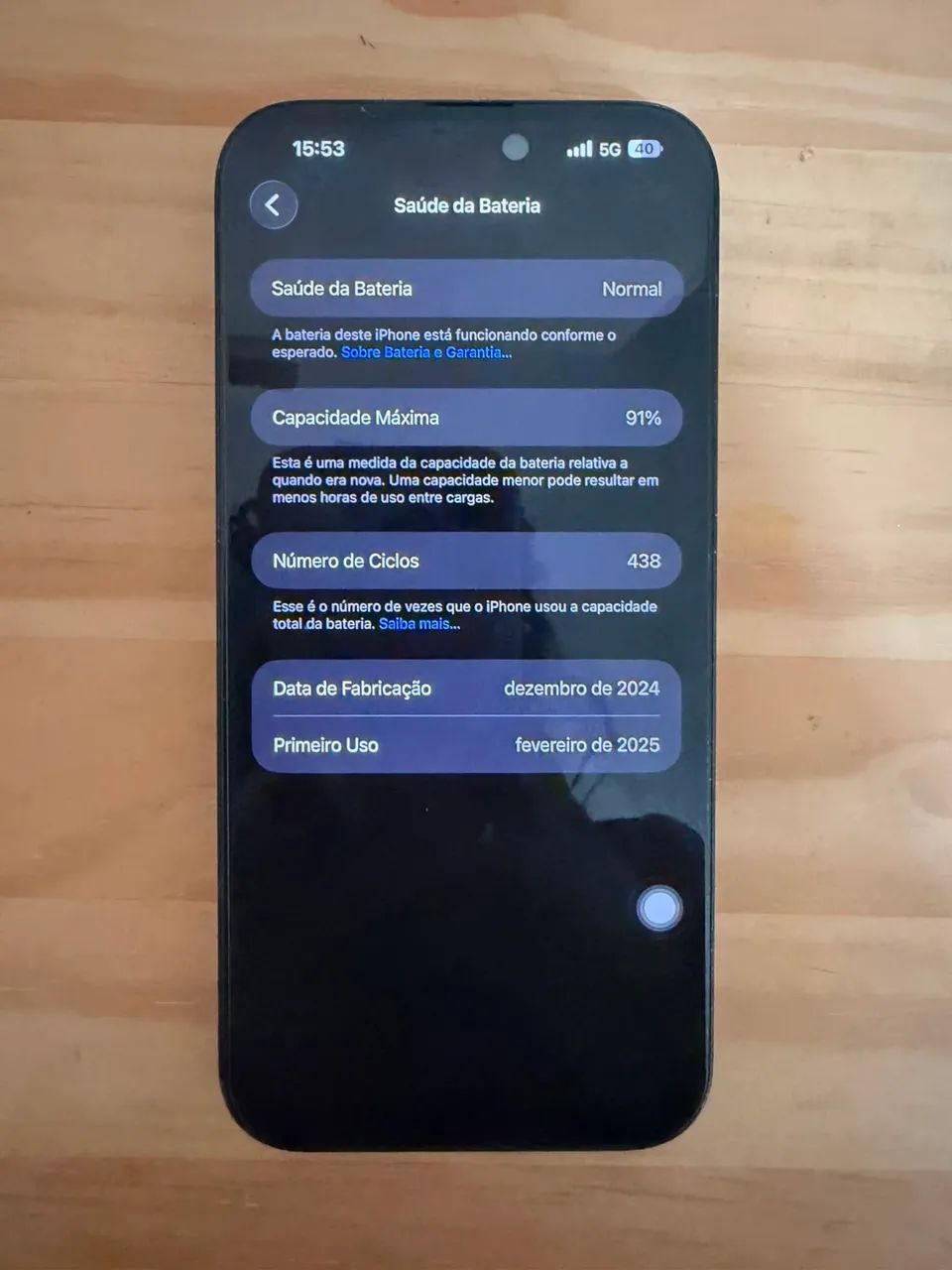 IPHONE 16 PRO MAX SEM MARCAS DE USO - Foto 2