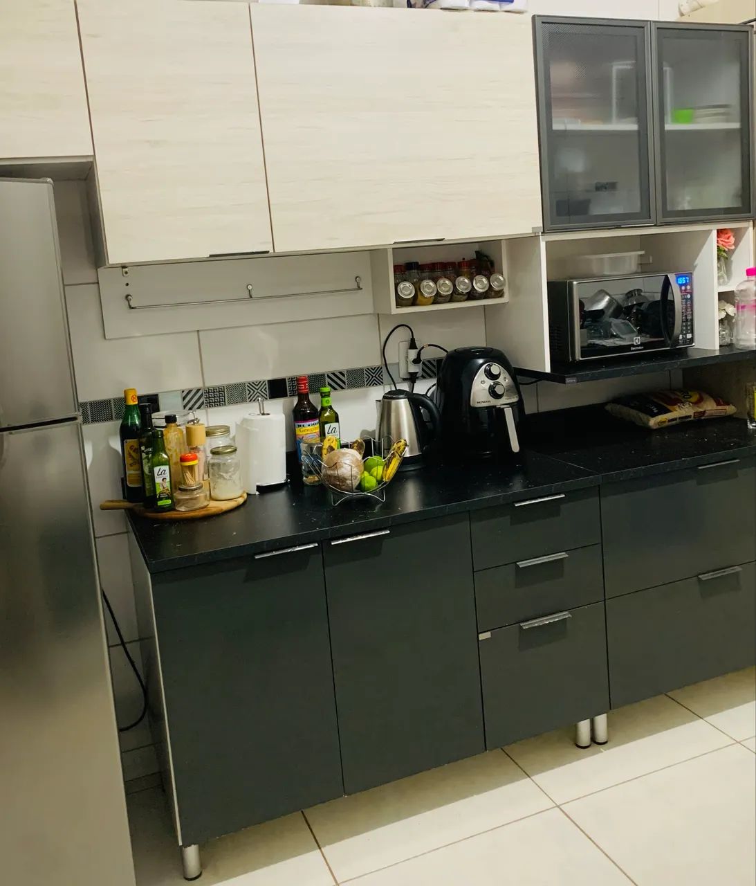 Armário de Cozinha Bartira Rubi - 3,60 metros