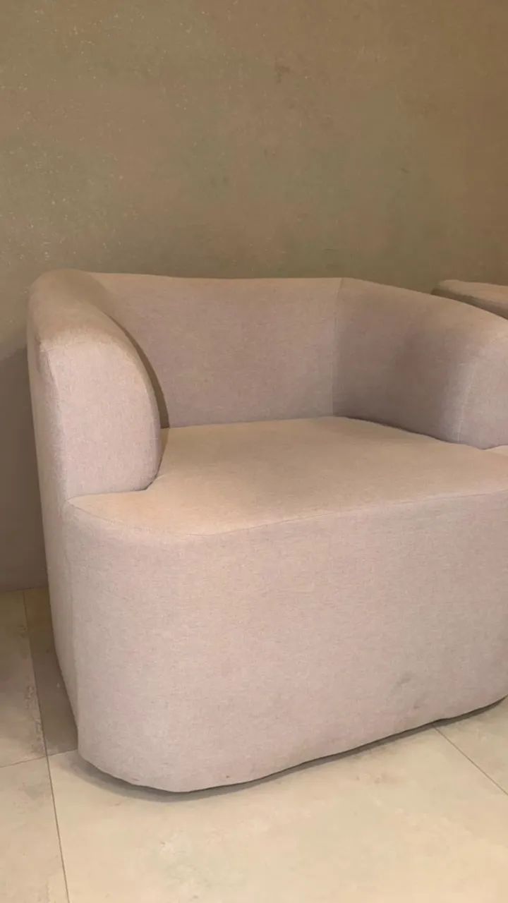 2 POLTRONAS FIXAS - CINZA CLARO - Foto 4