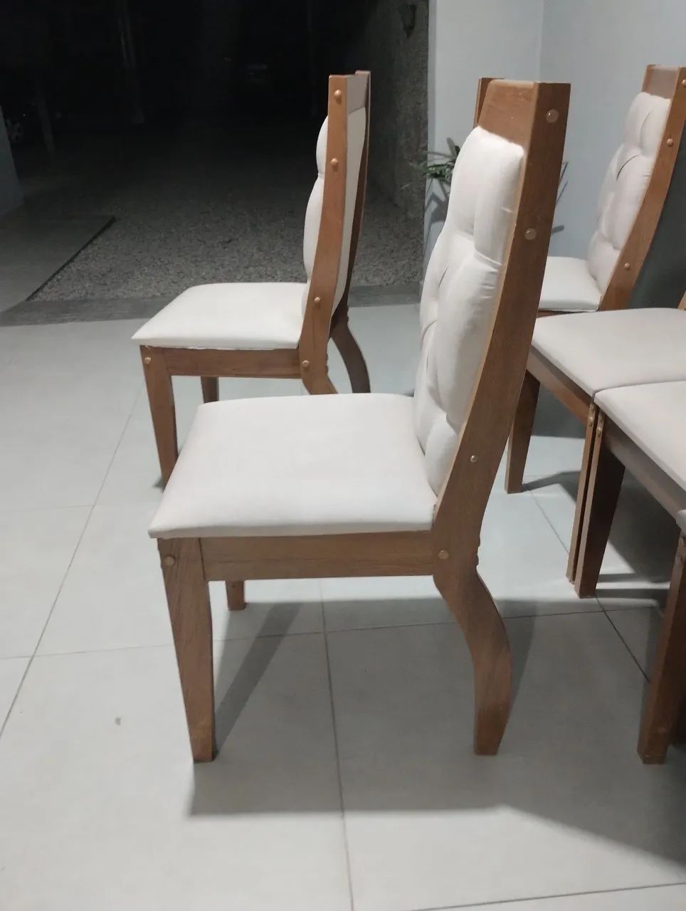 6 cadeiras estofadas entrego ler anúncio  - Foto 3