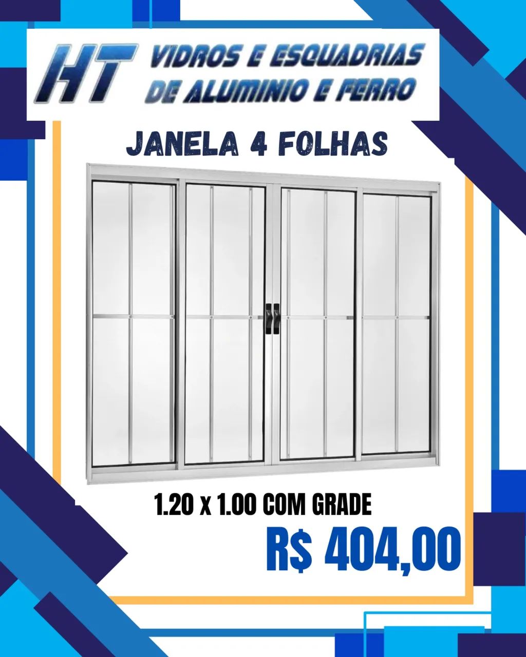 JANELA 4 FOLHAS