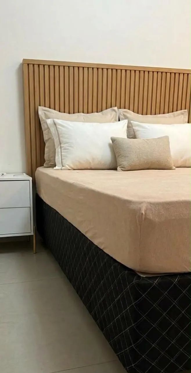 Cama de casal com colchão e cabeceira  - Foto 2