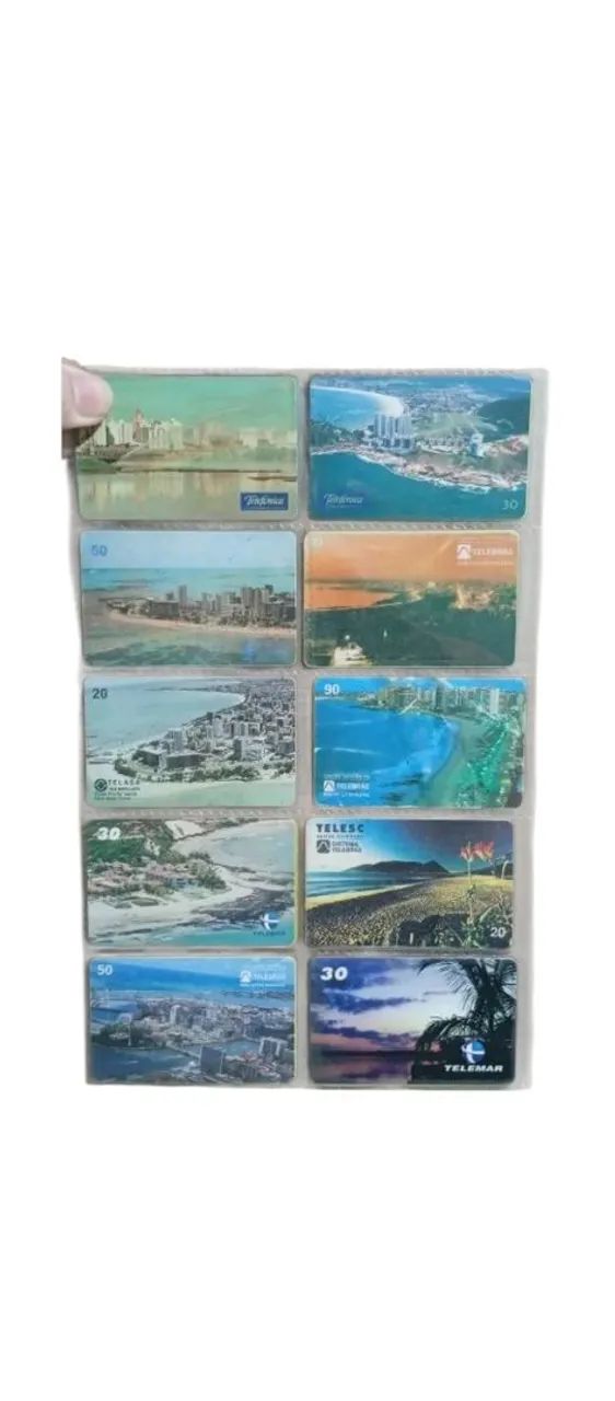 Coleção com 600 Cartões Telefônicos Antigos  - Foto 6