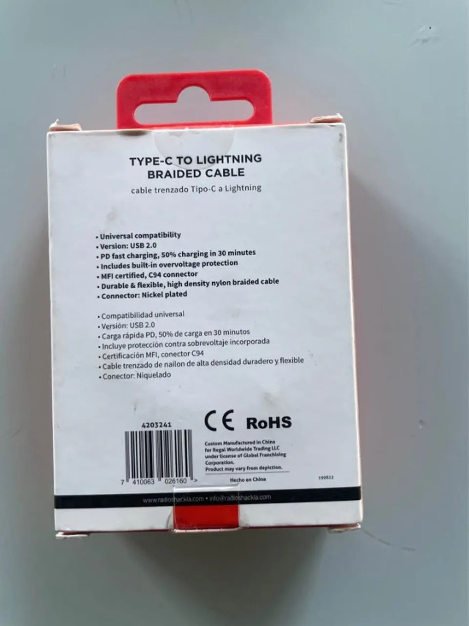 Cabo para iPhone 1,8M - Foto 2