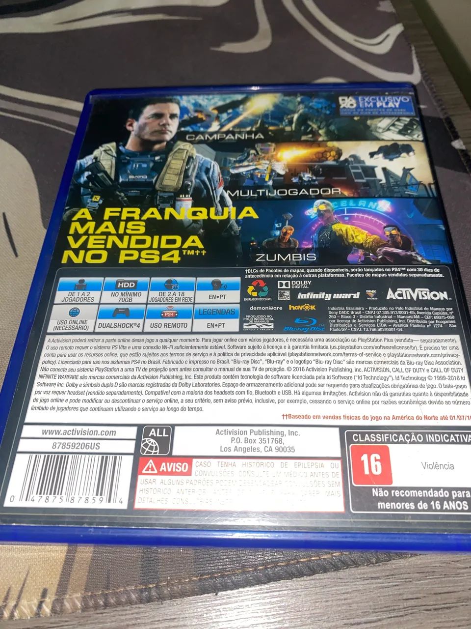 Call of duty infinite warfare(ps4 usado) - Foto 4