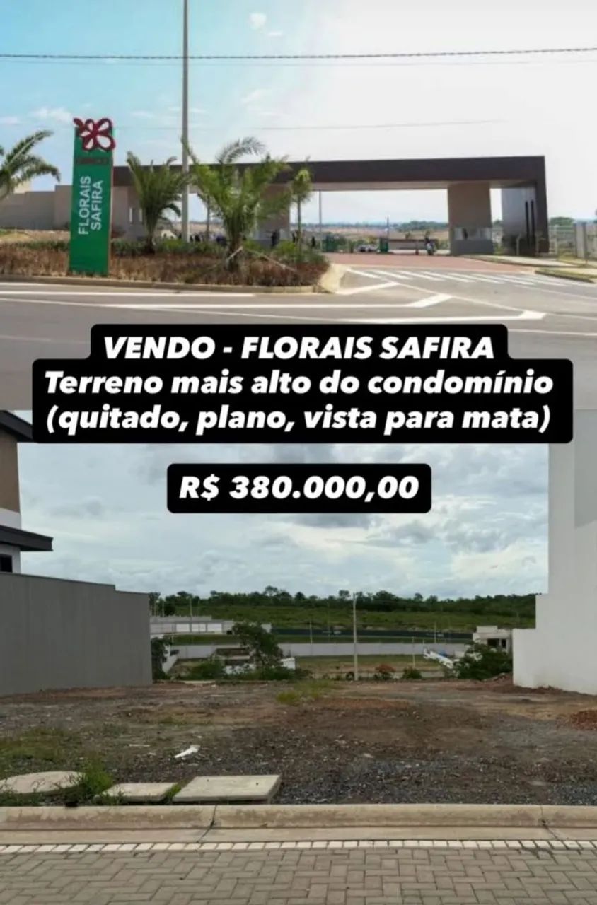 Lote condominio florais safira