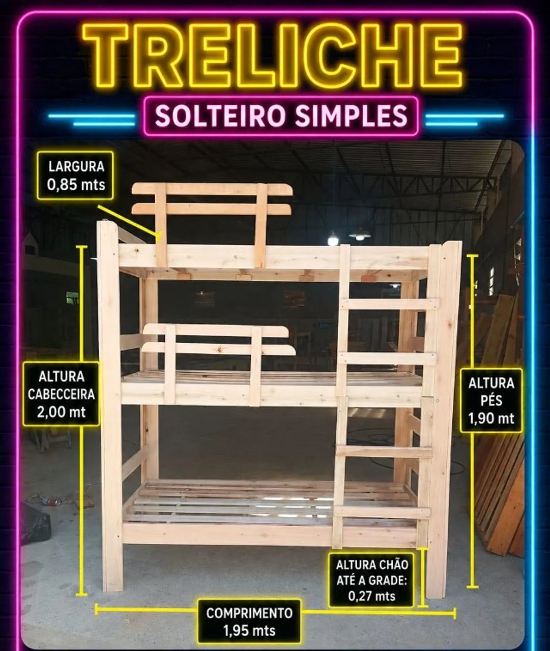 treliche solteiro frete gratis