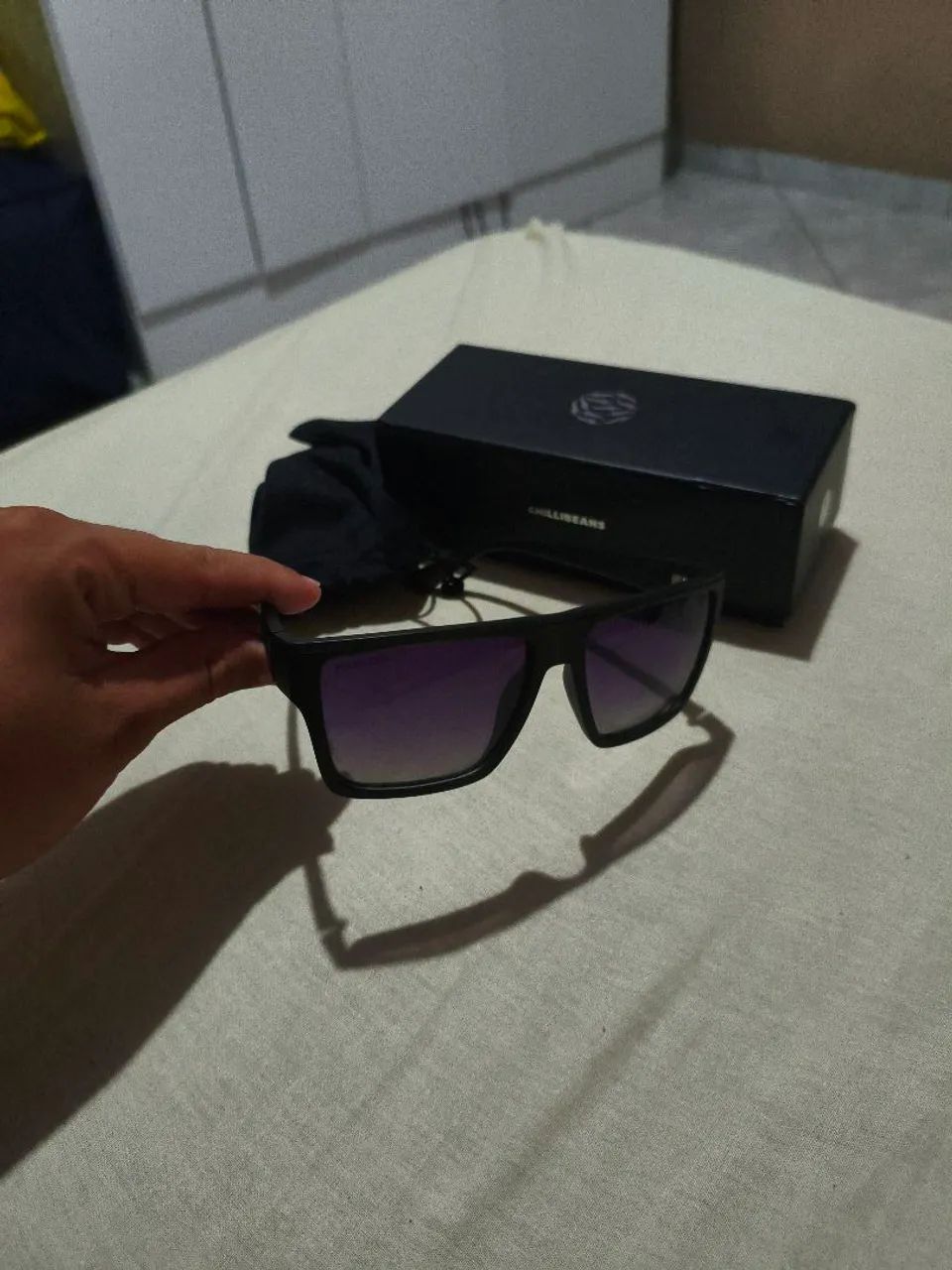 Óculos masculino ChilliBeans com lentes poralizadas  - Foto 3