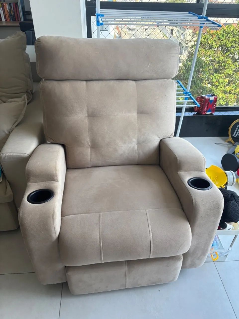 Poltrona reclinável automática 