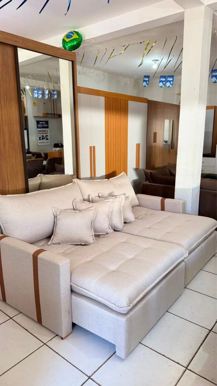 SOFÁ CAMA 2.30M EM PROMOÇÃO  - Foto 4