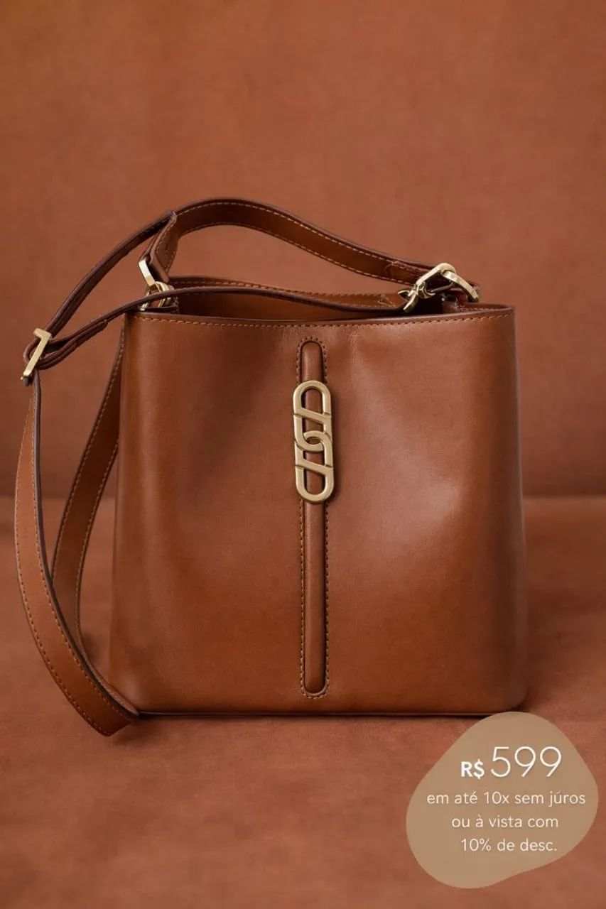 Bolsa Schutz caramelo. 