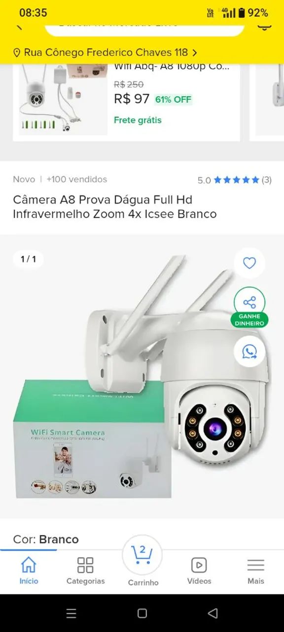 Faço Instalação de câmeras wi-fi  - Foto 2