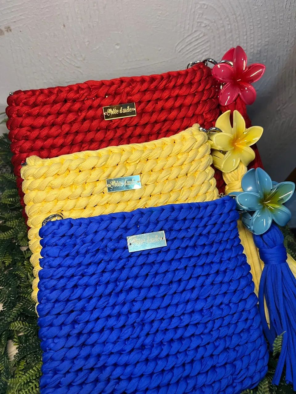 Bolsa de fio de malha  - Foto 3