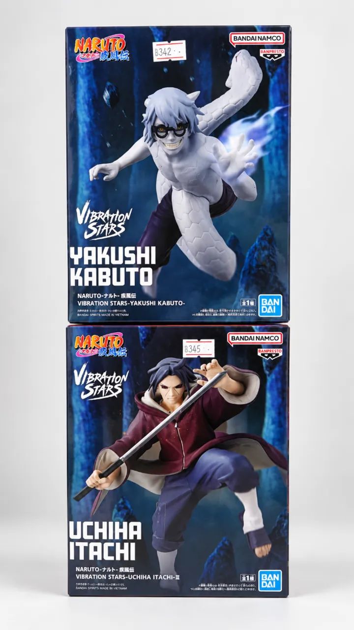 Kit Naruto - Itachi III + Kabuto Vibration Stars Banpresto Original