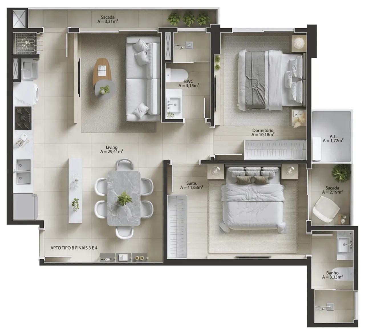 PLANTA 73m²