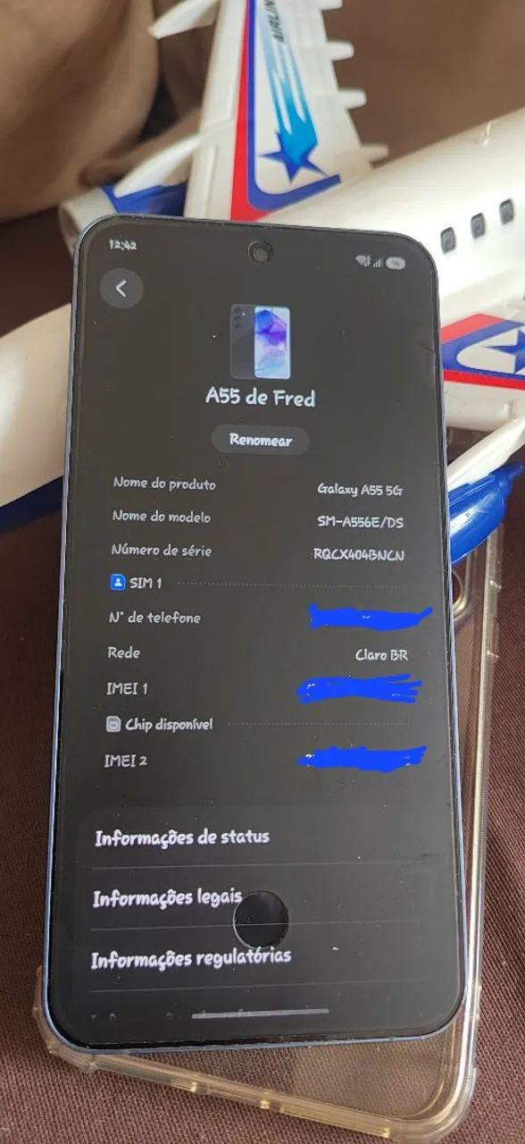 A 55 8Ram 256gb Aparelho Capa Película  - Foto 4