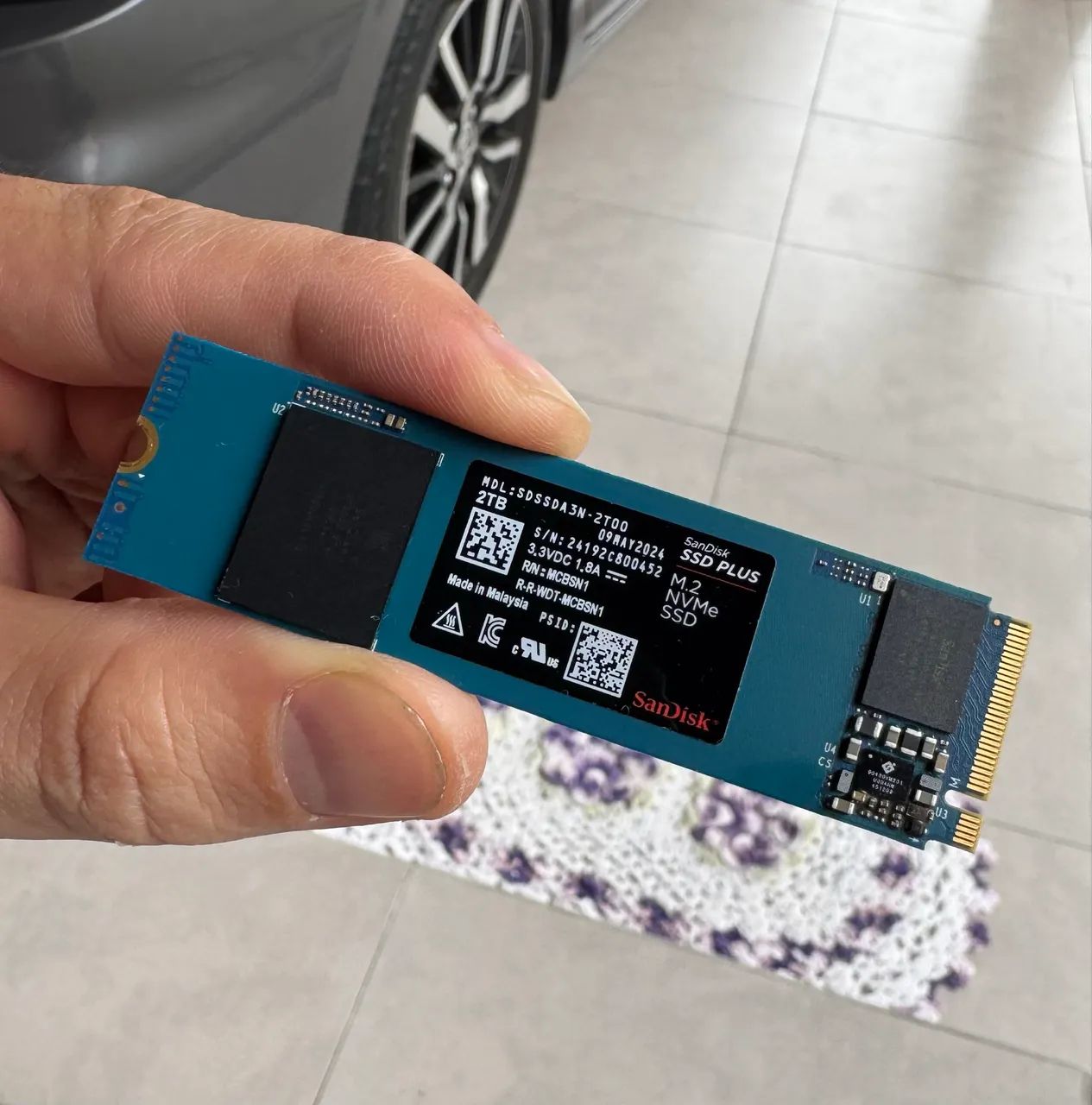 SSD NVME 2TB - Sandisk 94% Saudável 