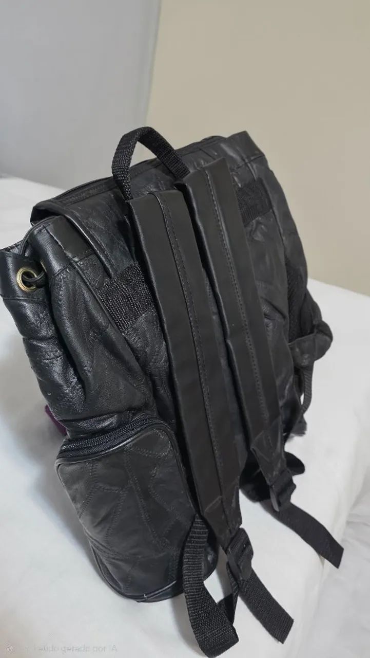 Mochila Executiva Couro - Foto 3